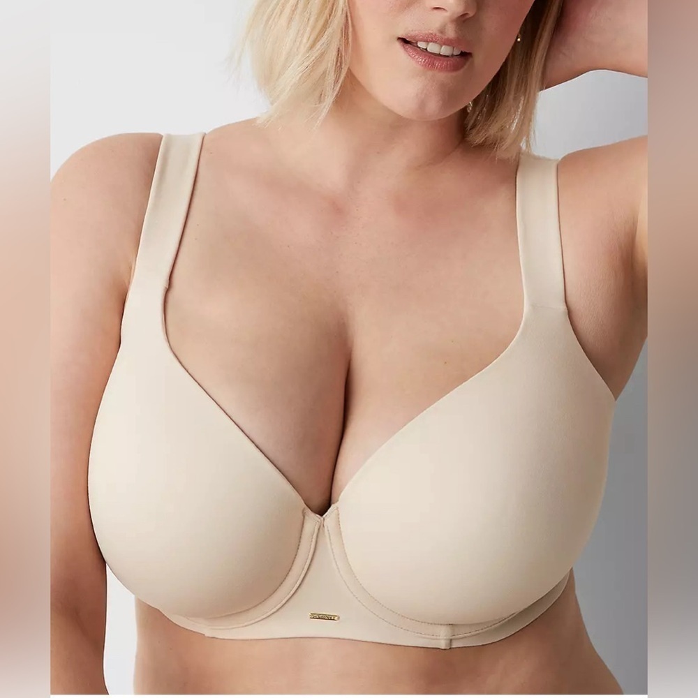 Cacique Cream T-Shirt Bra - Picture 2 of 8